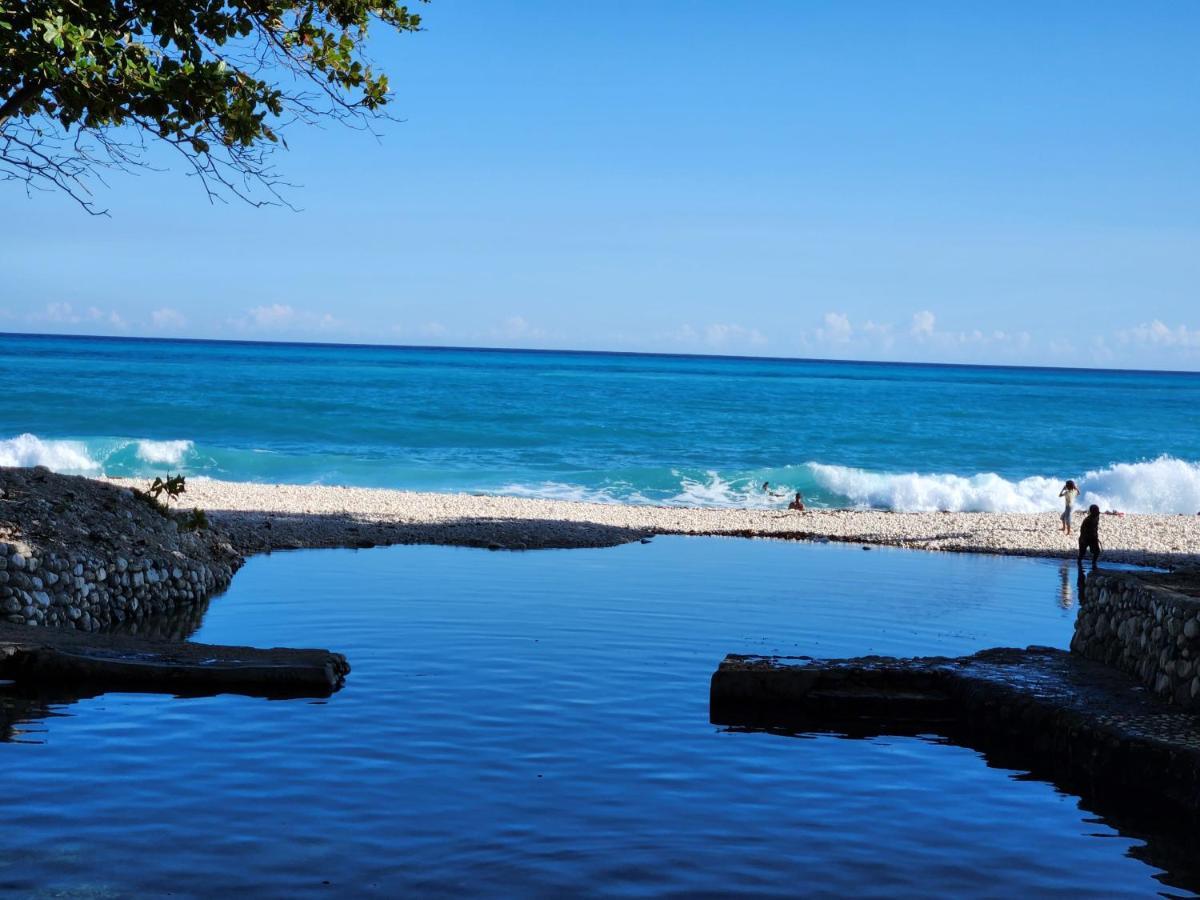 Beachfront Apartment, Quiet 4 Beds, 1 Bath, Ac, Wi-Fi, Hot Water, In Paraiso Near Los Patos Exteriér fotografie