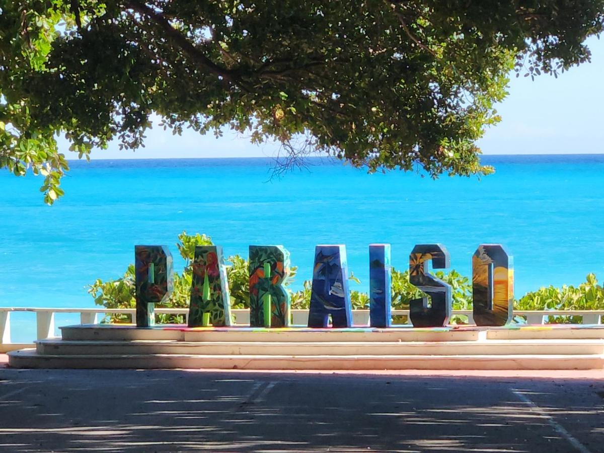Beachfront Apartment, Quiet 4 Beds, 1 Bath, Ac, Wi-Fi, Hot Water, In Paraiso Near Los Patos Exteriér fotografie